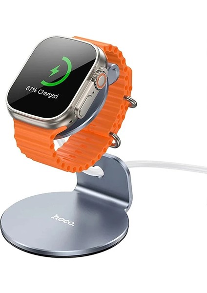 Hoco Hd7 Iwatch/apple Watch Için Alüminyum Alaşımlı Masaüstü Şarj Standı-(5 - AGT9806-5384 fiyatları