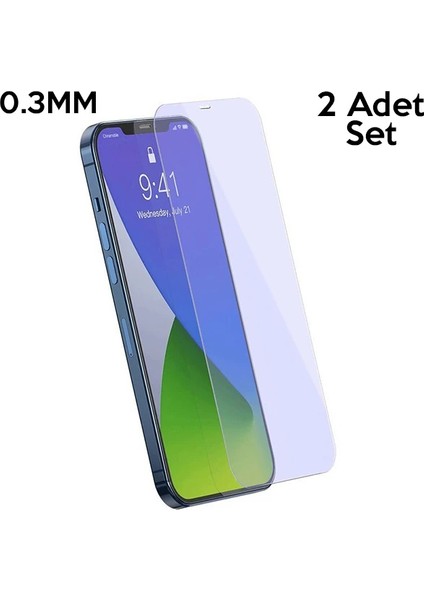 Baseus Iphone 12 Mini 5.4 0.3mm Antiblue Light Tempered Cam Ekran Koruyucu 2ADET-(5 - MBN3367-9452