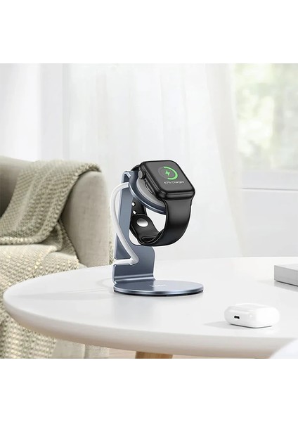 Hoco Hd7 Iwatch/apple Watch Için Alüminyum Alaşımlı Masaüstü Şarj Standı-(5 - FKU9806-5384 fırsatları
