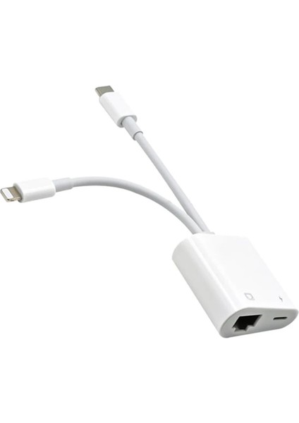 Ally Type-C To Lightning RJ45 Dönüştürücü Adaptör Ethernet KABLOSU-(5775) - MBN5253-9982