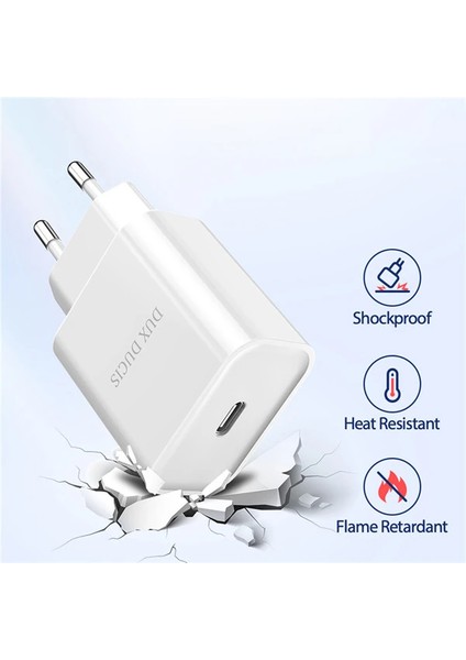Dux Ducıs C50 Pd 20W Hızlı Şarj Aleti 20W Usb-C Güç ADAPTÖRÜ-(5775) - MBN2971-3937