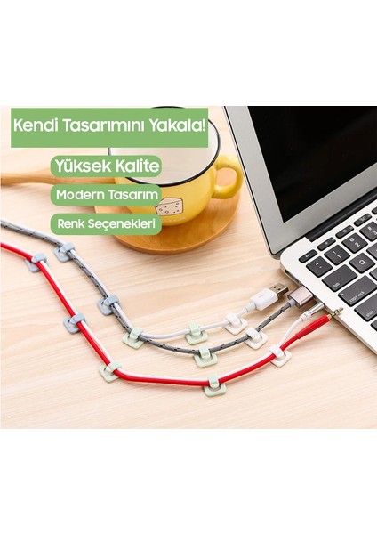 Ally 18 Parça Mini Kablo Düzenleyici SET-(5775) - BKS5711-2869