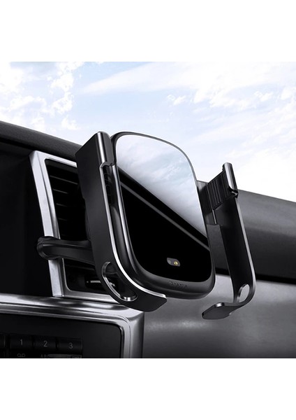 Baseus Rock-Solid Tam Otomatik 10W Wireless Kablosuz Araç Şarj TUTUCU-(5775) - GMS8761-4277 modelleri