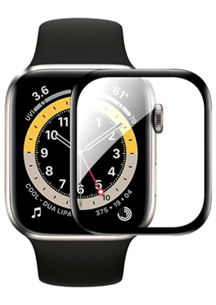 Apple Watch 7-8 41MM 3D Pmma Kavisli Full Cam Ekran Koruyucu PET-(5775) - GMS4018-4411
