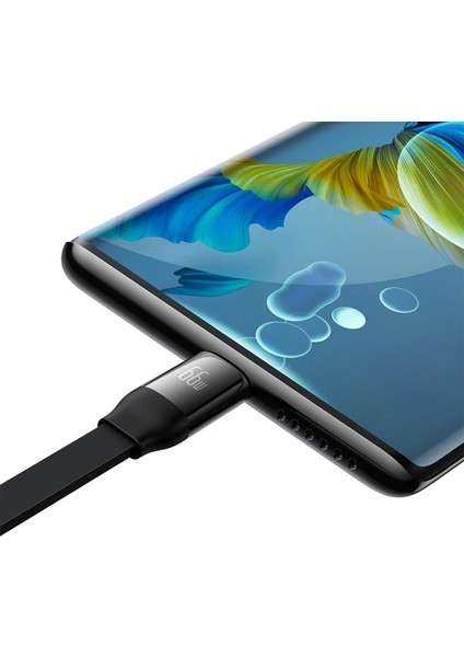 Baseus 66W Makaralı 3in1 Type-C + Lightning + Micro USB Kablo Hızlı Şarj Kablosu - AGT8577-3824
