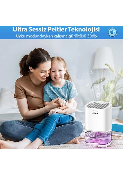 Ezere H2102 Dehumidifer 1000ML Banyo-Mutfak-Oda Nem Alma CIHAZI-(5775) - MBN2177-6293 indirimleri