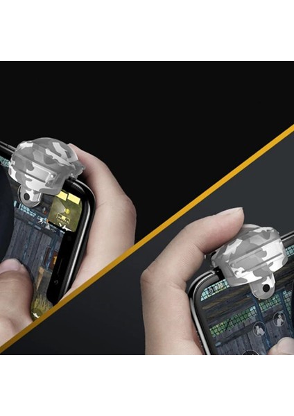 Baseus Gamo GA03 Gamepad Oyun Ateşleyici Tetik/ Level 3 Helmet Pubg GADGET-(5775) - MDE3974-2578