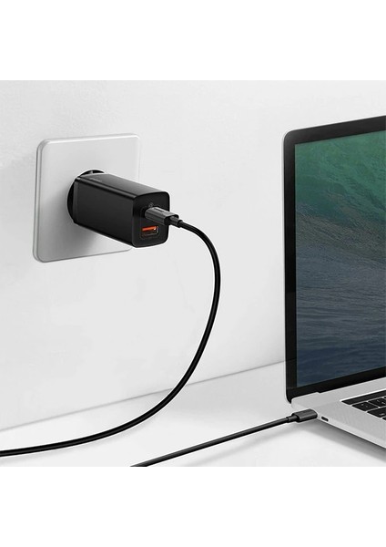 Baseus Gan2 Lite 65W Hızlı Şarj Aleti Pd Quick CHARGING-(5775) - GMS6882-5012 modelleri
