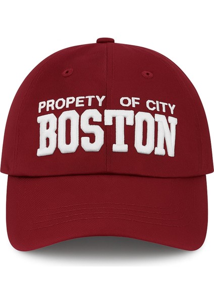 Boston Şapka Erkek Kadın Unisex Nakışlı Pamuklu Ayarlanabilir Beyzbol Kep Spor Şapka