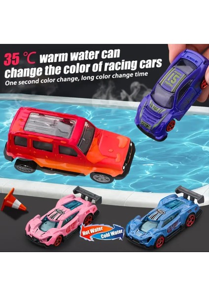 Çocuklar Için Renk Değiştiren Alaşım Yarış Araba Sıcaklık 1 Adet