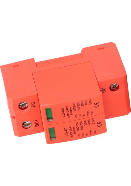 Pv Aşırı Gerilim Koruma Cihazı Fotovoltaik Devre Kesici Koruyucu 2p 20‑40KA Dc 500V (Yurt Dışından) fiyatları