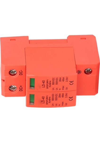 Pv Aşırı Gerilim Koruma Cihazı Fotovoltaik Devre Kesici Koruyucu 2p 20‑40KA Dc 500V (Yurt Dışından) modelleri