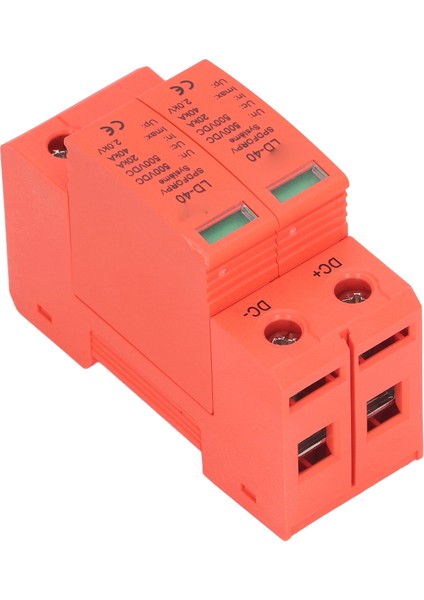 Pv Aşırı Gerilim Koruma Cihazı Fotovoltaik Devre Kesici Koruyucu 2p 20‑40KA Dc 500V (Yurt Dışından) indirimleri