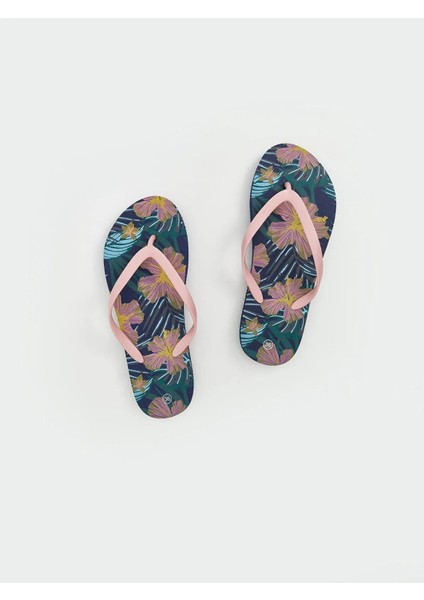 Lcw Steps Çiçekli Parmak Arası Kadın Terlik (S5) modelleri