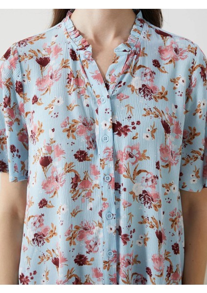 Lcw Grace Regular Fit Krinkle Kadın Gömlek (S5) modelleri