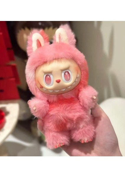 Sevimli Labubu Çantanız İçin Şanslı Peluş Anahtarlık Sürpriz Paketli