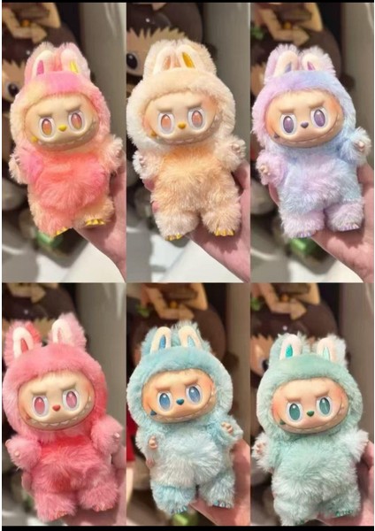 Sevimli Labubu Çantanız İçin Şanslı Peluş Anahtarlık Sürpriz Paketli