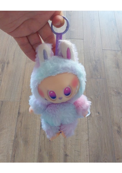 Sevimli Labubu Çantanız İçin Şanslı Peluş Anahtarlık Sürpriz Paketli