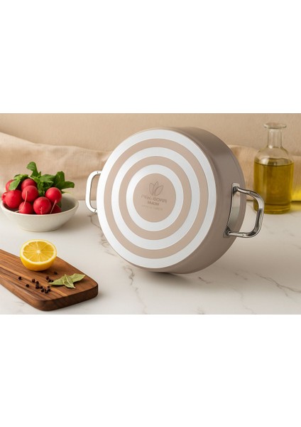 Pan-Dora 24 cm Kristal Döküm Basık Pilav Tenceresi – Yapışmaz,yanmaz fiyatları