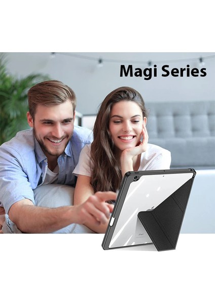 Dux Ducis iPad 10.9 2022 Kılıf Magi Series Kalem Tutuculu ve Uyku Modlu Kapaklı K - AGT2247-6533