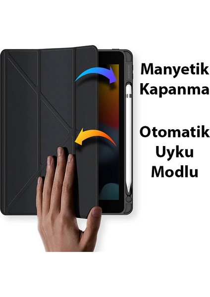 Dux Ducis iPad 10.9 2022 Kılıf Magi Series Kalem Tutuculu ve Uyku Modlu Kapaklı K - AGT2247-6533
