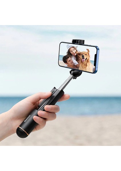 Baseus Mini Bluetooth Teleskobik Katlanabilir Selfie Stick Kablosuz MONOPOD-(5775) - BKS1731-1035 fırsatları
