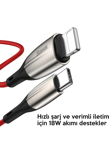 Baseus Horizontal USB Type-C PD18W iPhone 14-13-12-11 Hızlı Şarj Kablo 1metre-(5 - GMS9494-6985 fiyatları
