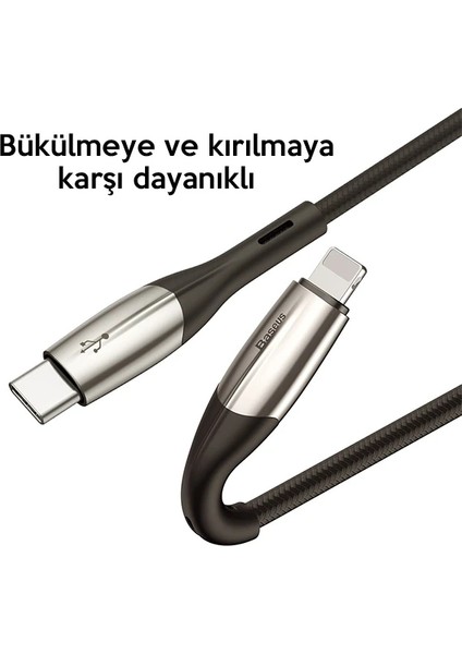 Baseus Horizontal USB Type-C PD18W iPhone 14-13-12-11 Hızlı Şarj Kablo 1metre-(5 - GMS9494-6985 fırsatları