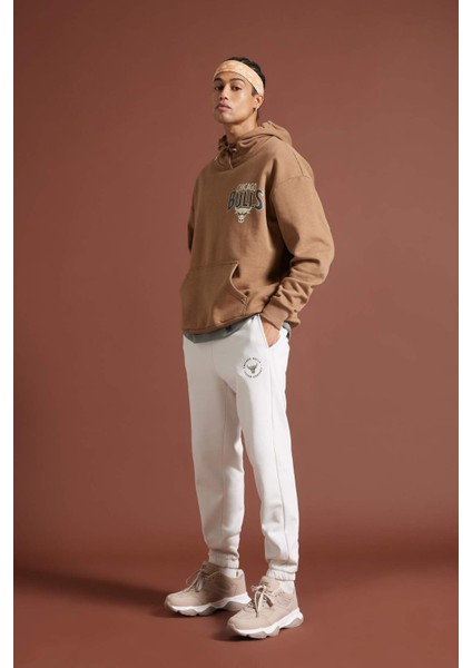 fit Nba Chicago Bulls Standart Fit Cepli Esnek Bantlı Paça Jogger Eşofman ALTI D3244AX24WN fiyatları