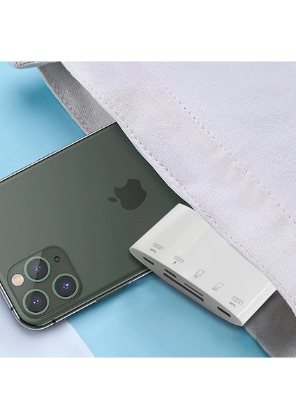 Ally NK-1040+PLUS Iphone Lightning To Sd/tf Card USB Kamera ADAPTÖRÜ-(5775) - AGT4487-8568