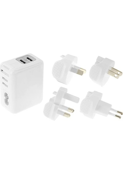 Haweel Universal Seyahat Şarj Adaptör Iphone ve 1 Mikro USB Şarj Kablosu Set-(57 - MBN1246-2543