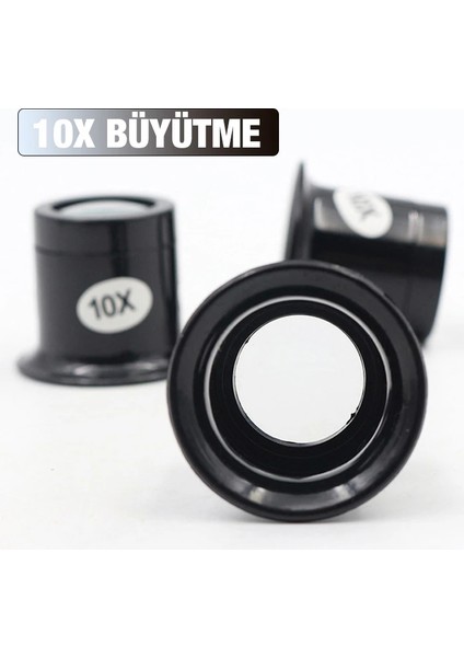 Ally Saatçi Tamirci Kuyumcu 10X Büyüteç Optik Cam LENS-(5775) - AGT8017-1842 fiyatları