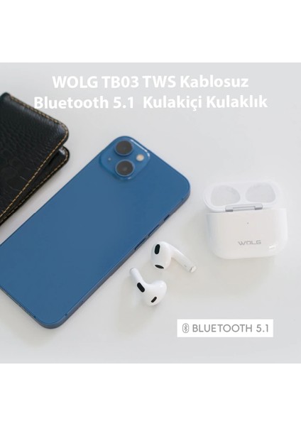 TB04 Tws Kablosuz Bluetooth 5. 1 Kulakiçi KULAKLIK- (5775) - AGT6184- 7512