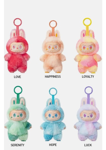Süpriz Peluş 20 cm - Orignal 360 Derece Dönen Labubu Anahtarlık Çanta Süsü