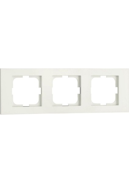 12 Adet Grano Beyaz Üçlü Çerçeve - 12 Adet