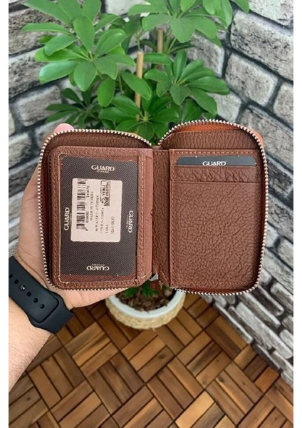 Hakiki Deri Taba Fermuarlı Mini Erkek Cüzdanı (T260) modelleri