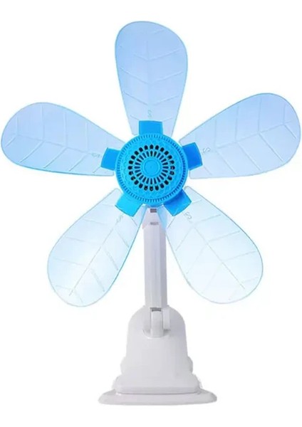 Ally Klipsli Masaüstü Mini Vantilatör Fan 5 Yaprak 2024 VERSIYON-(5775) - BKS2955-8748