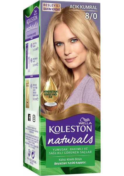 Koleston Naturals Saç Boyası Maxi 8/0