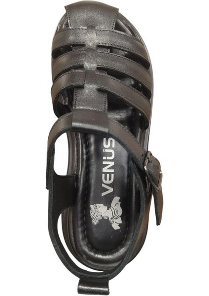 2409211Y Burnu Kapalı Kadın Deri Sandalet indirimleri