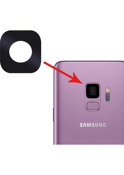 Ally Samsung Galaxy S9 Için Kamera Lens Kapak CAM-(5775) - FKU8147-5983