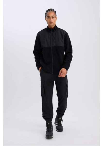 Fit Sporcu Jogger Eşofman Altı Slim Fit Dar Kesim Dokuma Kargo Cepli Standart Paça D3884AX24WN
