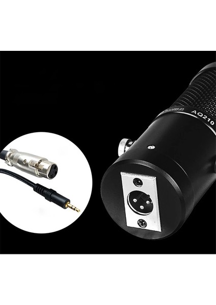 AQ210 Condenser Stüdyo Profesyonel Kayıt ve Yayın Mikrofonu STUDIO-(5775) - AGT3963-9185