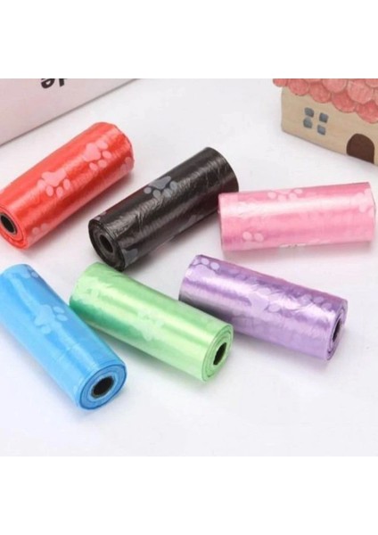 Evcil Hayvanlar Için Pati Desenli Kedi Köpek Kaka Poşeti Torbası (5047) modelleri