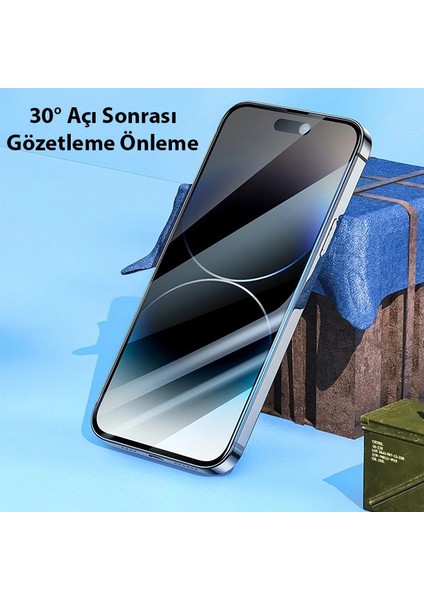 Hoco iPhone 14 Pro Prıvacy Serisi Hayalet Full Koruma Cam Ekran KORUYUCU-(5775) - GMS5381-6010 modelleri
