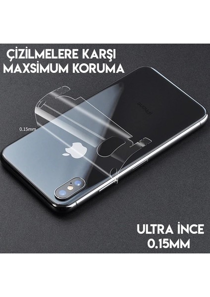 Iphone 12 6.1 Hidrojel Hayalet Arka Yan Tam Kaplama Koruyucu FILM-(5775) - MBN3775-4588 modelleri
