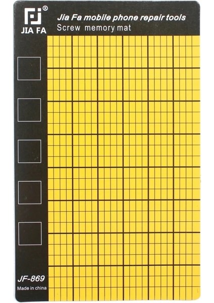 Jia Fa JF-869 Manyetik Mini Vida Tamir Hasırı 14.5X9CM-(5775) - AGT2444-1468
