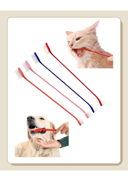 Köpekler ve Kediler Için Yumuşak Diş Fırçası 4lü Paket