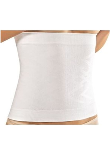 Beyaz Kadın Dikişsiz Bel Korse - 770 - Beden L 11