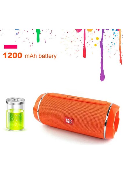 T&amp;g TG116 Su Geçirmez Kablosuz Wireless Bluetooth 5.0 Hoparlör SPEAKER-(5775) - MBN4999-7061