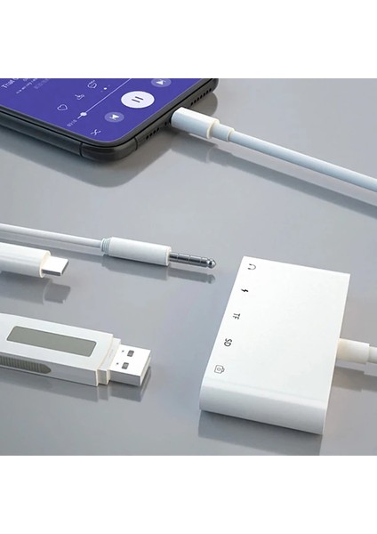 Ally 5in1 Iphone-Ipad Lightning To Audio USB Kamera OKUYUCU-(5775) - MBN3831-4498